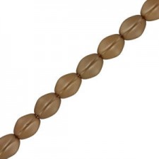 Czech Pinch beads 5x3mm Alabaster pastel amber 02010/25003